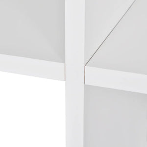 Weißes Treppenregal Bücherregal, 107 cm