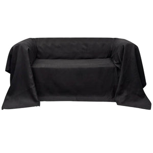 vidaXL Housse de canapé en micro-daim anthracite 210 x 280 cm