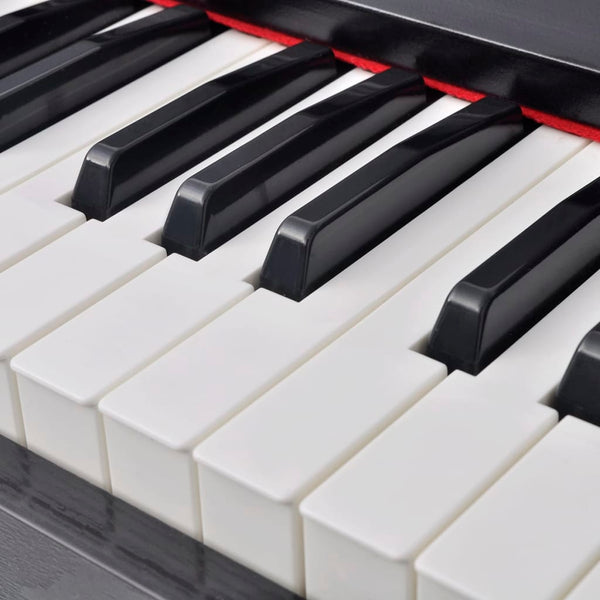 Digitalpiano 88 Tasten mit Pedalen Schwarz