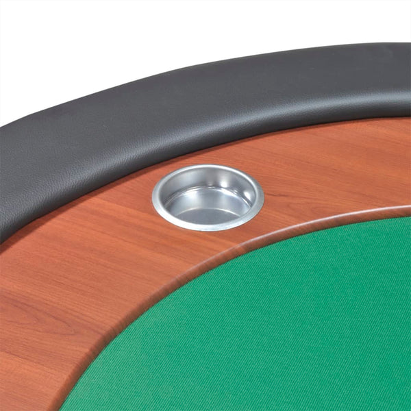 Pokertisch für 10 Spieler mit Chipablage