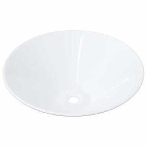 Waschbecken Set Weiß Keramik 42x42 cm (2 Stk.)