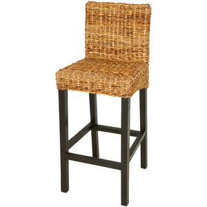 vidaXL Tabourets de bar 2 pcs Abaca