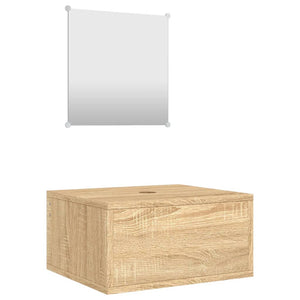 Badmöbel Set Eichen-Optik 2-teilig