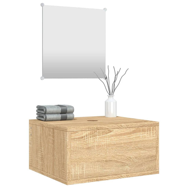 Badmöbel Set Eichen-Optik 2-teilig