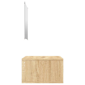 Badmöbel Set Eichen-Optik 2-teilig