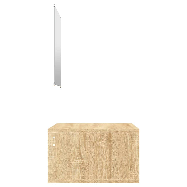 Badmöbel Set Eichen-Optik 2-teilig