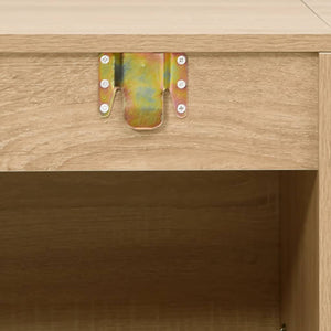6-tlg. Badmöbel-Set Eichen-Optik Holzwerkstoff