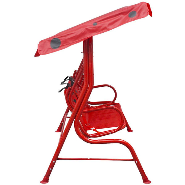 Rote Kinder Hollywoodschaukel