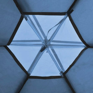 6-Personen Zelt Blau