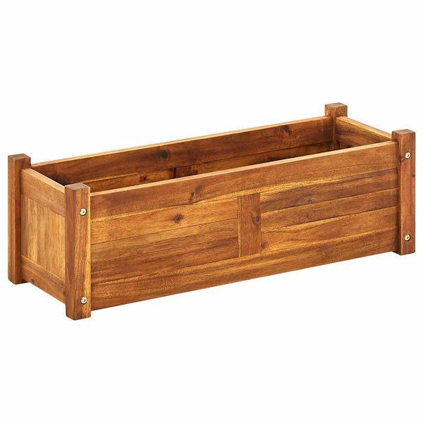 Akazienholz Hochbeet 76x27,6x25 cm