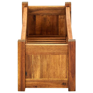 Akazienholz Hochbeet 76x27,6x25 cm