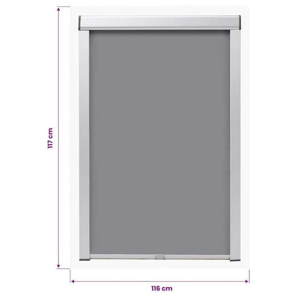 Verdunkelungsrollo Grau U08/808