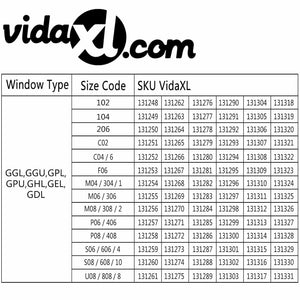 vidaXL Store plissé Crème P08/408
