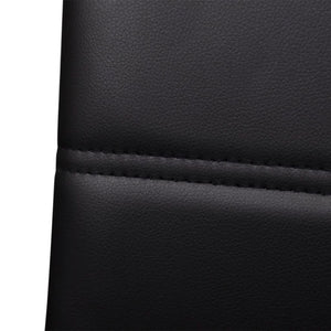 Freischwinger 6 Stk. Schwarz Kunstleder