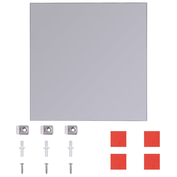 Rahmenlose Spiegel Fliesen 20,5 cm, 8er-Set