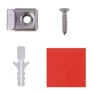 Rahmenlose Spiegel Fliesen 20,5 cm, 8er-Set