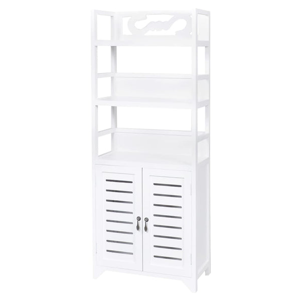 Badezimmerschrank Albuquerque Holz Weiß