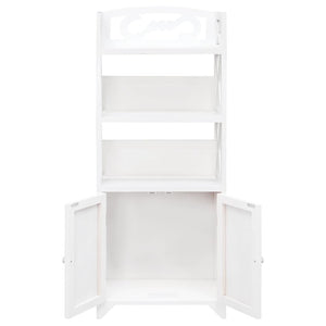 Badezimmerschrank Albuquerque Holz Weiß