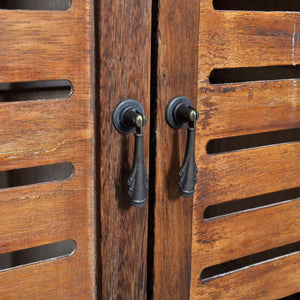 Badezimmerschrank Albuquerque Holz Braun 46x24x117,5 cm