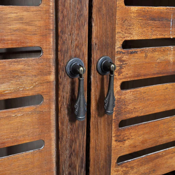 Badezimmerschrank Albuquerque Holz Braun 46x24x117,5 cm