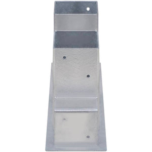 Holzstapelhilfe Stahl Silbern 4er-Set