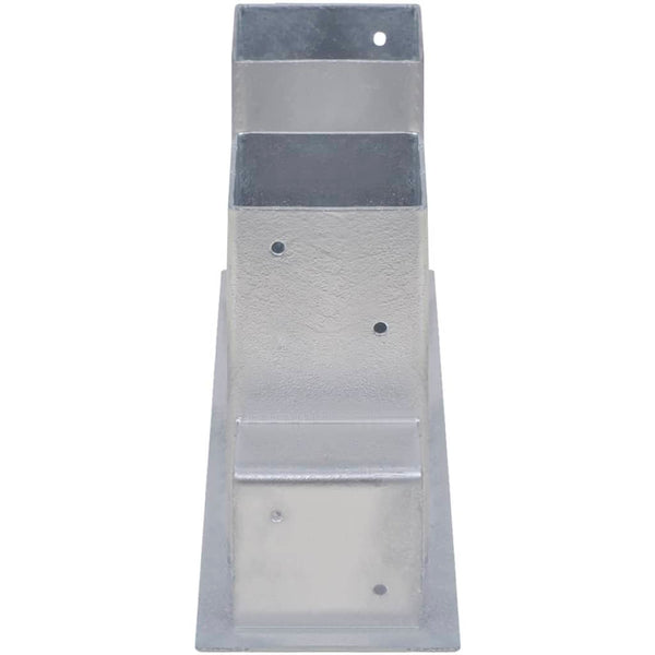 Holzstapelhilfe Stahl Silbern 4er-Set