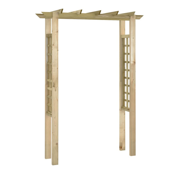 Rosenbogen Gartenlaube aus Holz 150x60x204cm