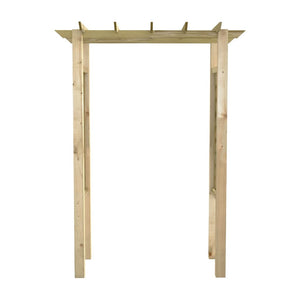 Rosenbogen Gartenlaube aus Holz 150x60x204cm