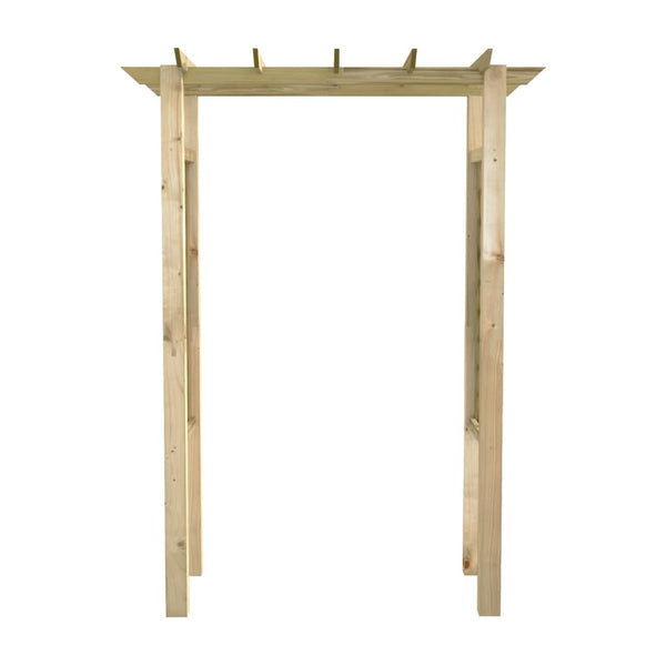 Rosenbogen Gartenlaube aus Holz 150x60x204cm