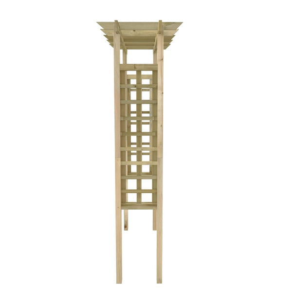 Rosenbogen Gartenlaube aus Holz 150x60x204cm