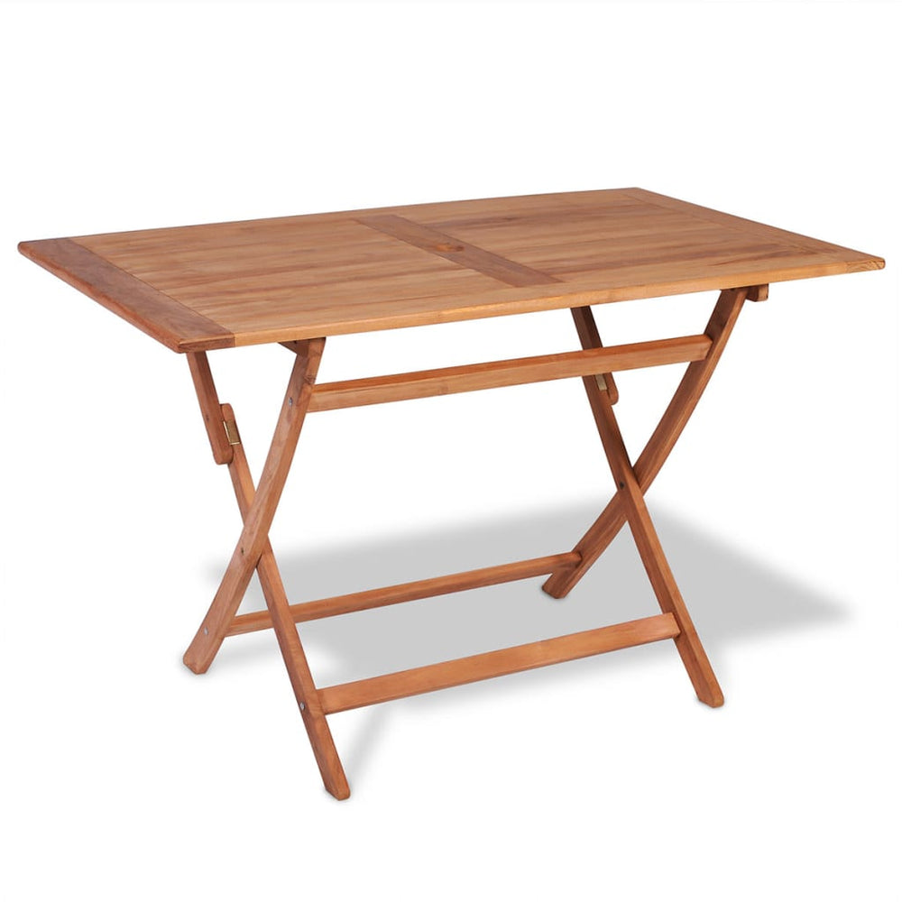 5-tlg. Garten-Essgruppe Klappbar Massivholz Teak