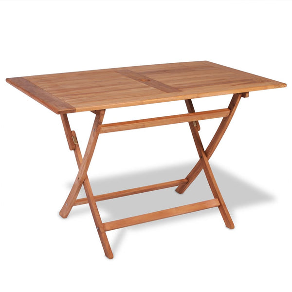5-tlg. Garten-Essgruppe Klappbar Massivholz Teak