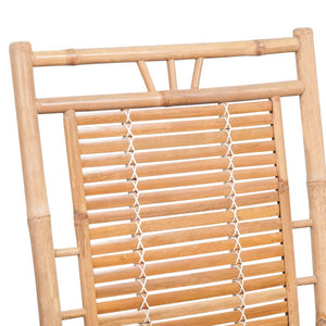 Bambus Schaukelstuhl für Terrasse & Garten