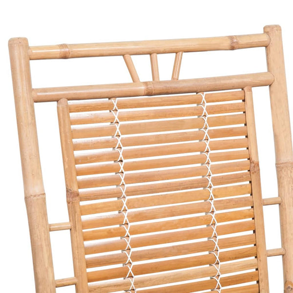 Bambus Schaukelstuhl für Terrasse & Garten