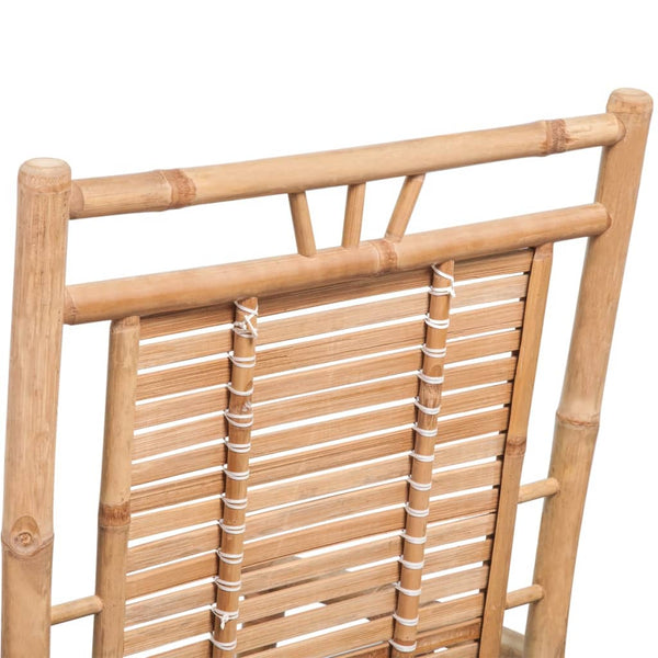 Bambus Schaukelstuhl für Terrasse & Garten