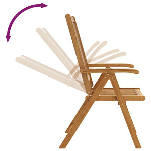 Klappbare Gartenstühle 2er Set Akazie