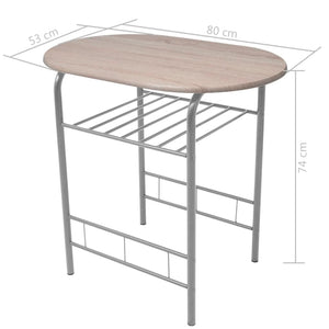 Frühstückstisch Bar-Set MDF