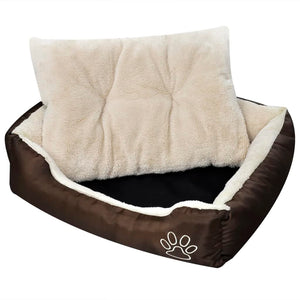 vidaXL Panier pour chien marron et beige XXL
