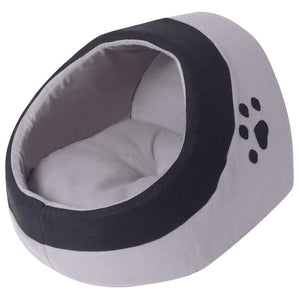 vidaXL Niche pour chat gris et noir L