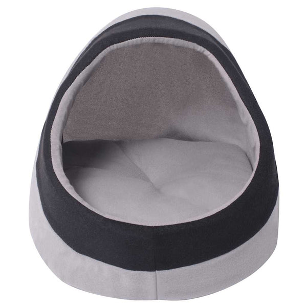 vidaXL Niche pour chat gris et noir L