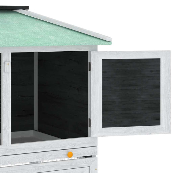Kleintier-/Kaninchenstall 2 Etagen Holz