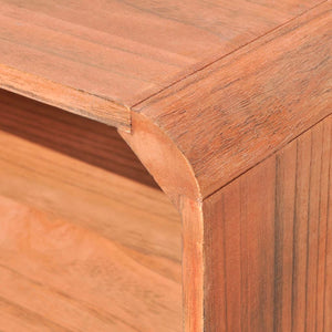 Couchtisch 90×55,5×38,5 cm Massivholz Paulownia Braun