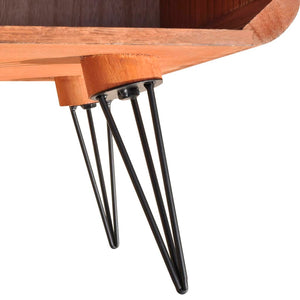 Couchtisch 90×55,5×38,5 cm Massivholz Paulownia Braun