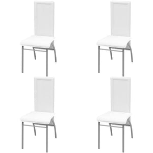 Fünfteilige Essgruppe Weiß