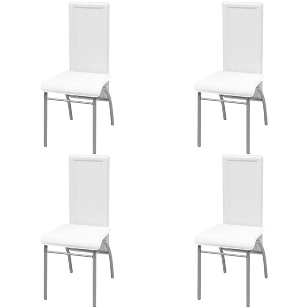 Fünfteilige Essgruppe Weiß