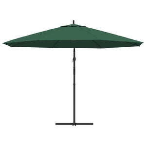 vidaXL Parasol déporté 3,5 m Vert