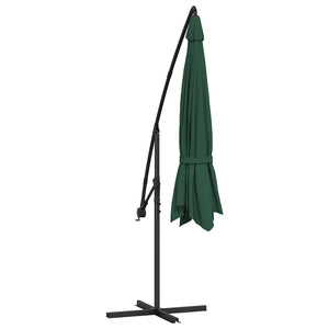 vidaXL Parasol déporté 3,5 m Vert