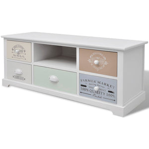 TV-Schrank Holz Französischer Landhausstil