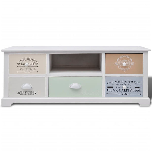 TV-Schrank Holz Französischer Landhausstil