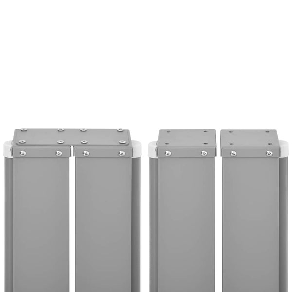Ausziehbare Seitenmarkise, 160x600 cm, Schwarz